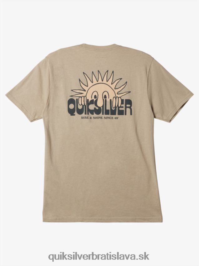 tričko vzostup a lesk Quiksilver muži B80HXR1116 plaza taupe