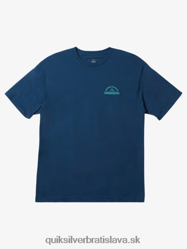 tričko waterman fins up Quiksilver muži B80HXR1046 práporčík modrý