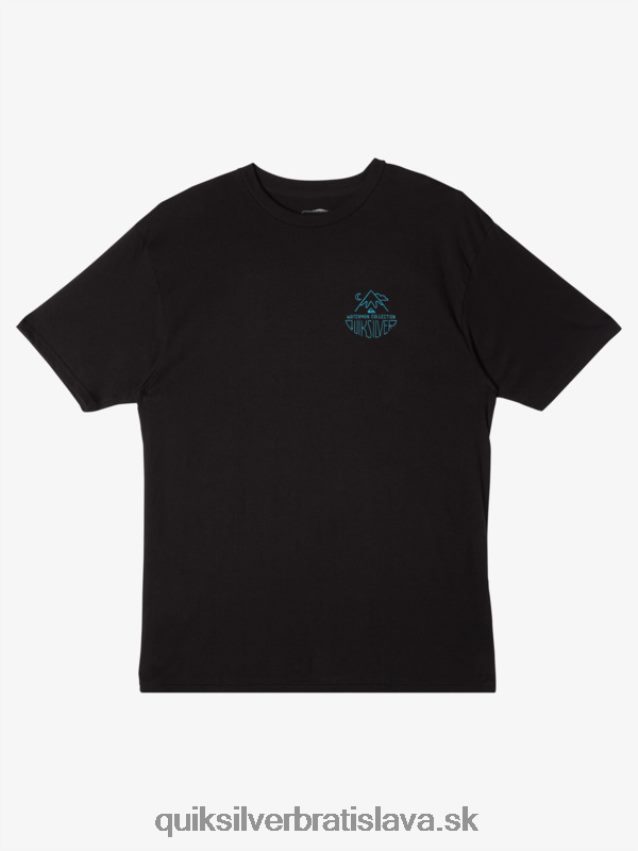 tričko waterman outdoor livein Quiksilver muži B80HXR56 čierna