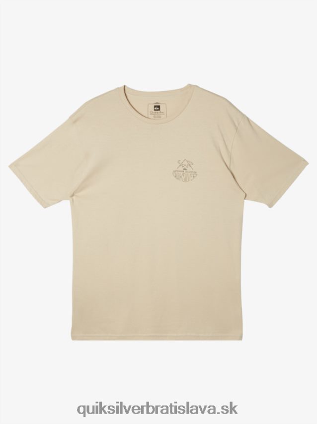 tričko waterman outdoor livein Quiksilver muži B80HXR57 hnedá ryža