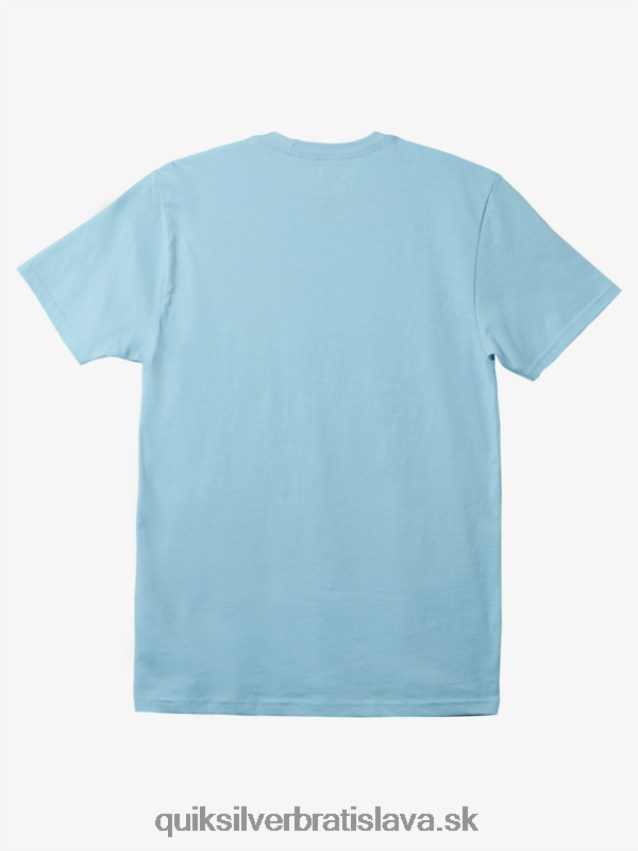 v tvare trička Quiksilver muži B80HXR1236 modrá obloha