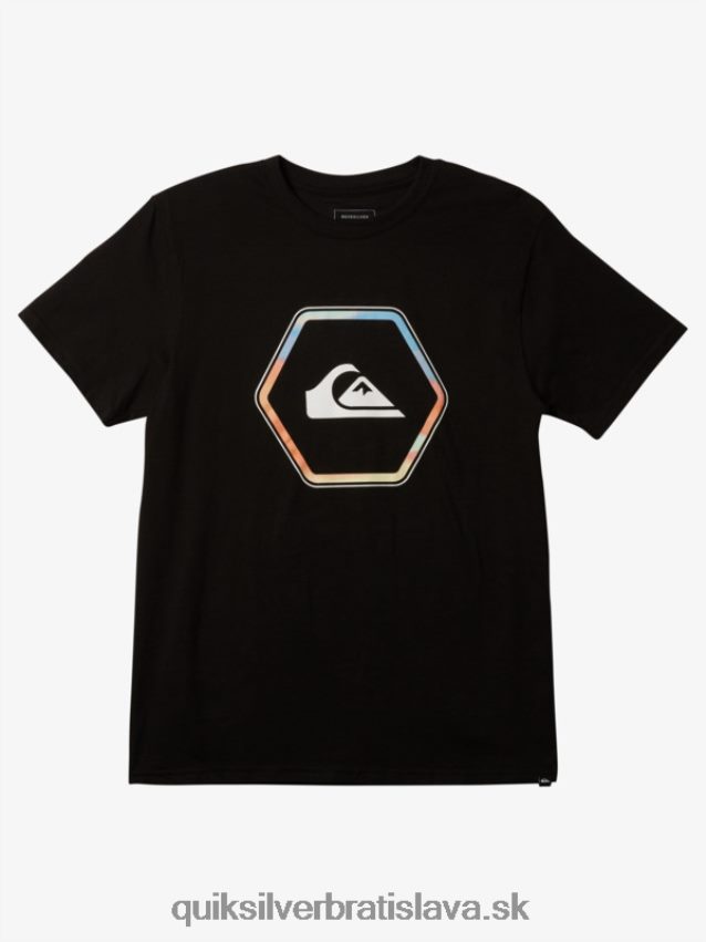 v tvare trička Quiksilver muži B80HXR1238 čierna