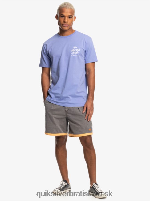 veci lenora tričko Quiksilver x Stranger muži B80HXR1838 jacaranda