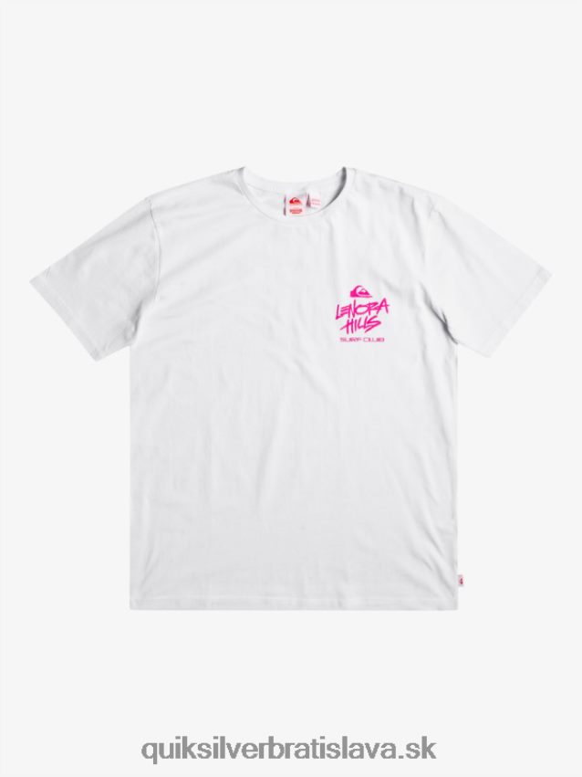 veci lenora tričko Quiksilver x Stranger muži B80HXR1839 biely