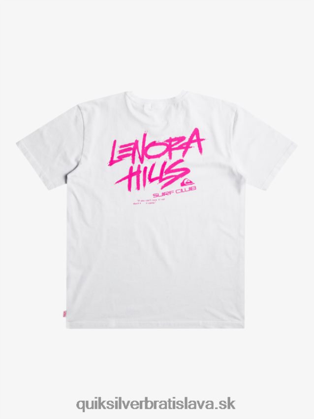 veci lenora tričko Quiksilver x Stranger muži B80HXR1839 biely