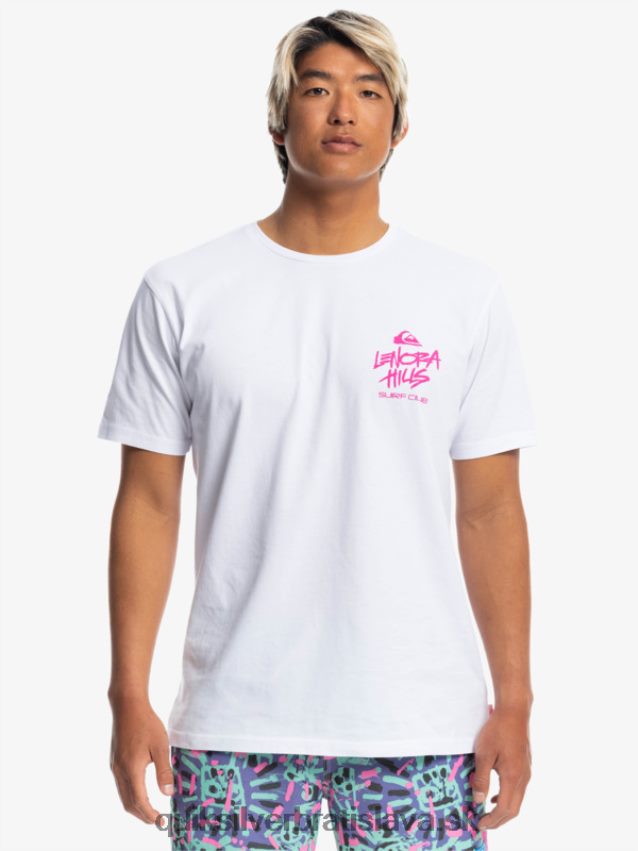 veci lenora tričko Quiksilver x Stranger muži B80HXR1839 biely