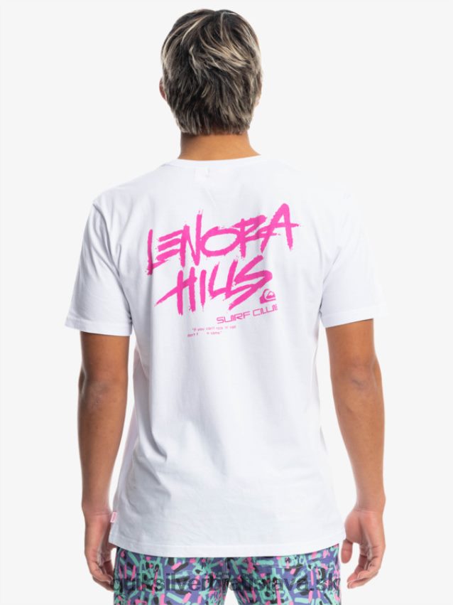 veci lenora tričko Quiksilver x Stranger muži B80HXR1839 biely