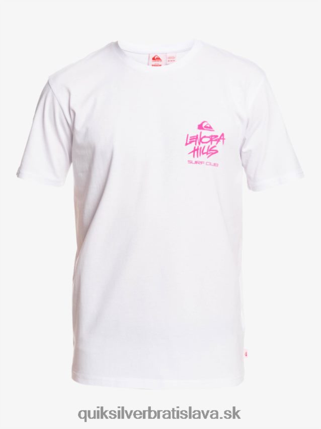 veci lenora tričko Quiksilver x Stranger muži B80HXR1839 biely