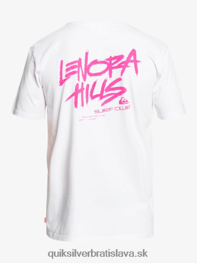 veci lenora tričko Quiksilver x Stranger muži B80HXR1839 biely
