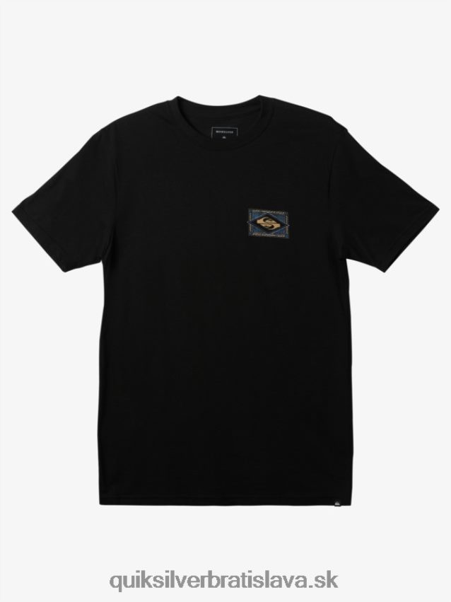 vibrujúce tričko Quiksilver muži B80HXR180 čierna