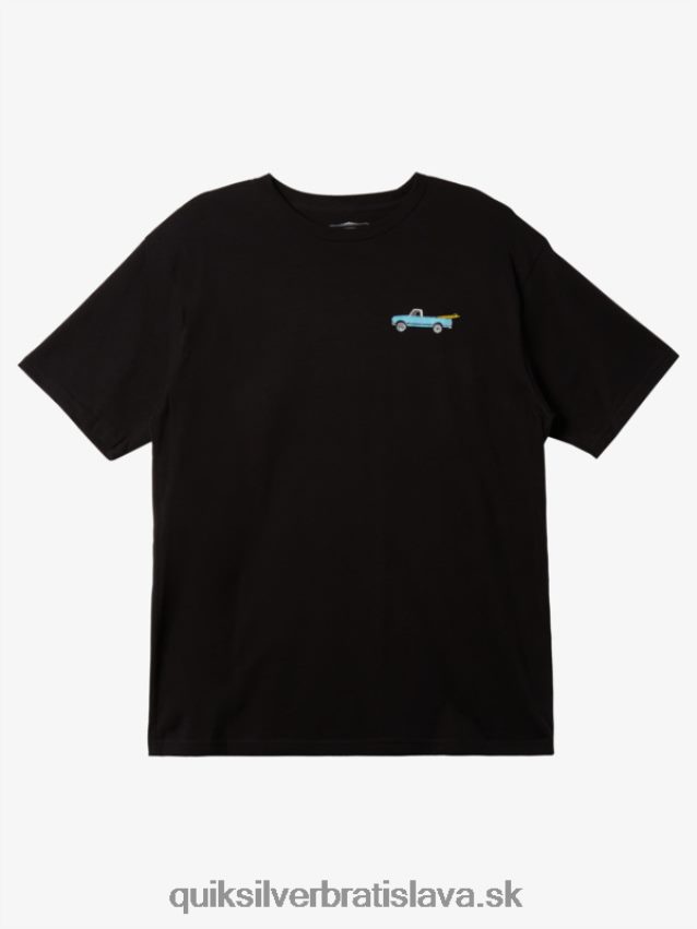 vodácke majáky viazané tričko Quiksilver muži B80HXR1343 čierna