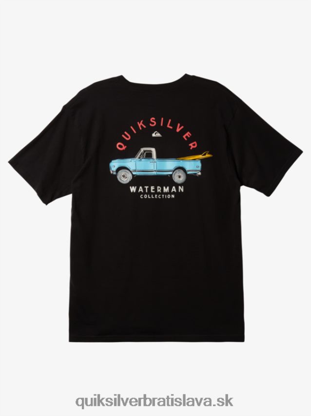 vodácke majáky viazané tričko Quiksilver muži B80HXR1343 čierna