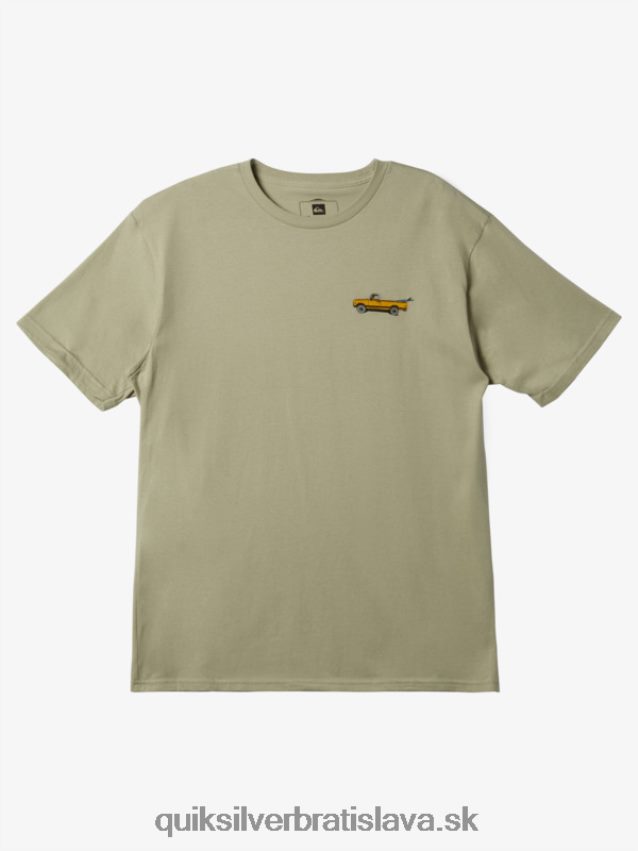 vodácke majáky viazané tričko Quiksilver muži B80HXR1344 čaj