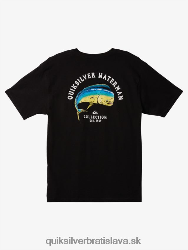 vodník napätie na tričku Quiksilver muži B80HXR1341 čierna