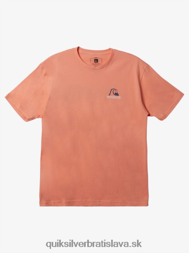 vodník si juggy tričko Quiksilver muži B80HXR948 broskyňová ružová