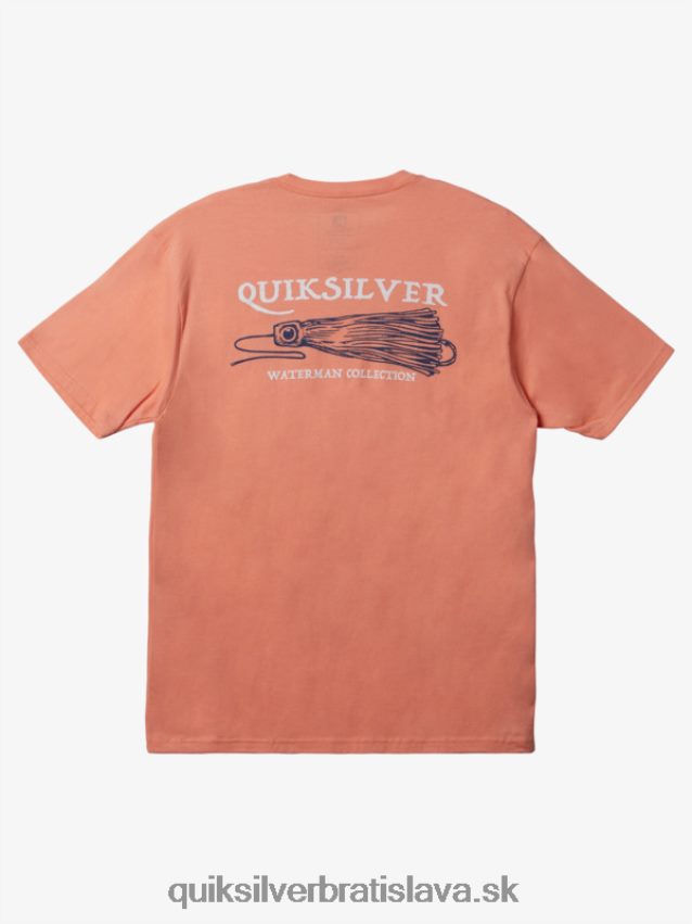 vodník si juggy tričko Quiksilver muži B80HXR948 broskyňová ružová