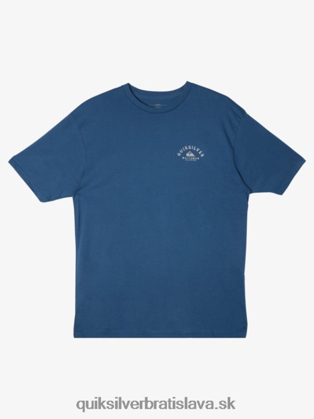 vodník vyráža tričko Quiksilver muži B80HXR61 práporčík modrý