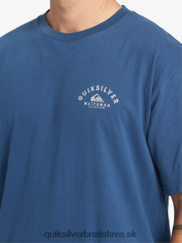 vodník vyráža tričko Quiksilver muži B80HXR61 práporčík modrý