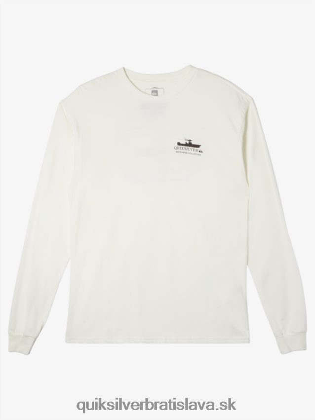 waterman power trip tričko s dlhým rukávom Quiksilver muži B80HXR63 snehovo biely