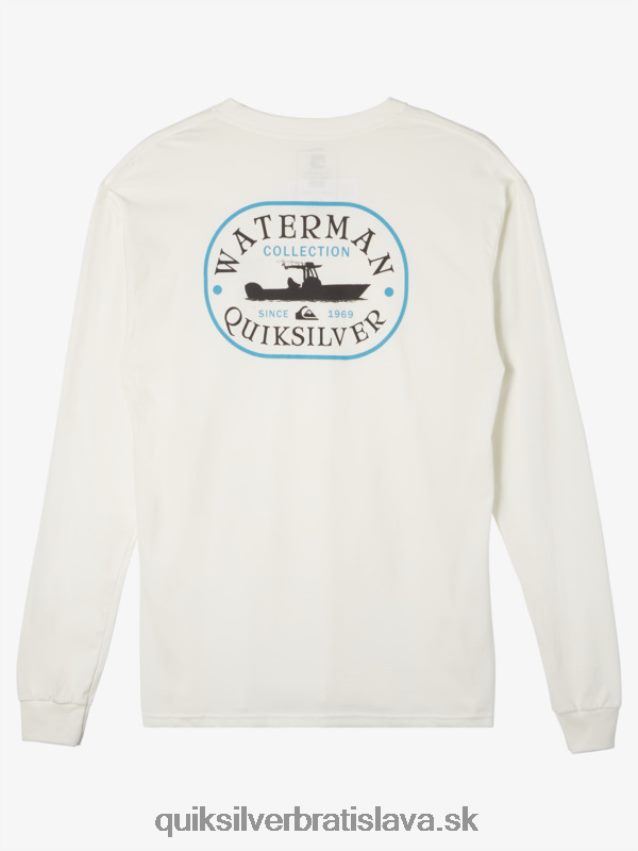 waterman power trip tričko s dlhým rukávom Quiksilver muži B80HXR63 snehovo biely