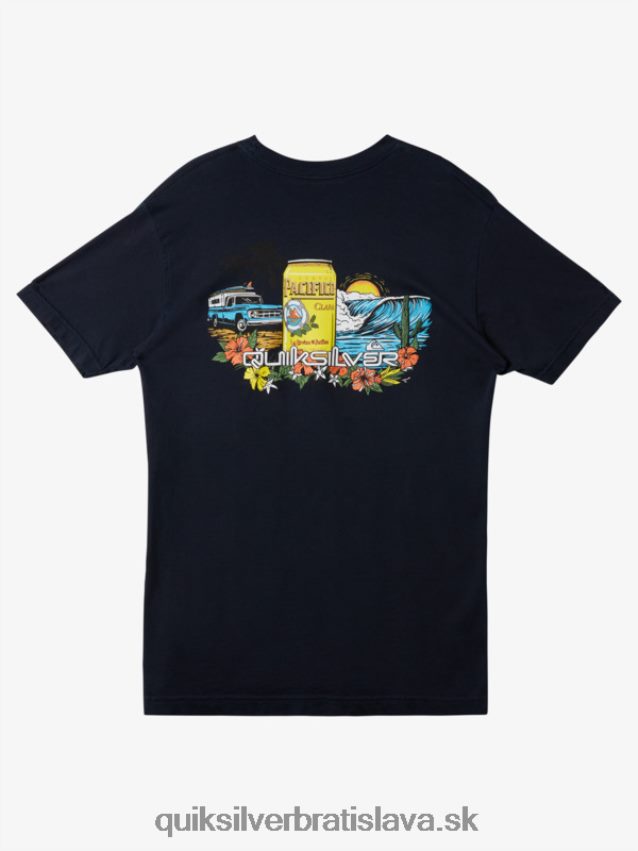 zamykacie tričko Quiksilver x Pacifico muži B80HXR1 námornícke sako
