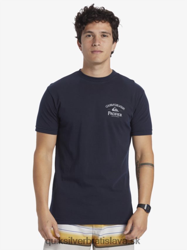 zamykacie tričko Quiksilver x Pacifico muži B80HXR1 námornícke sako