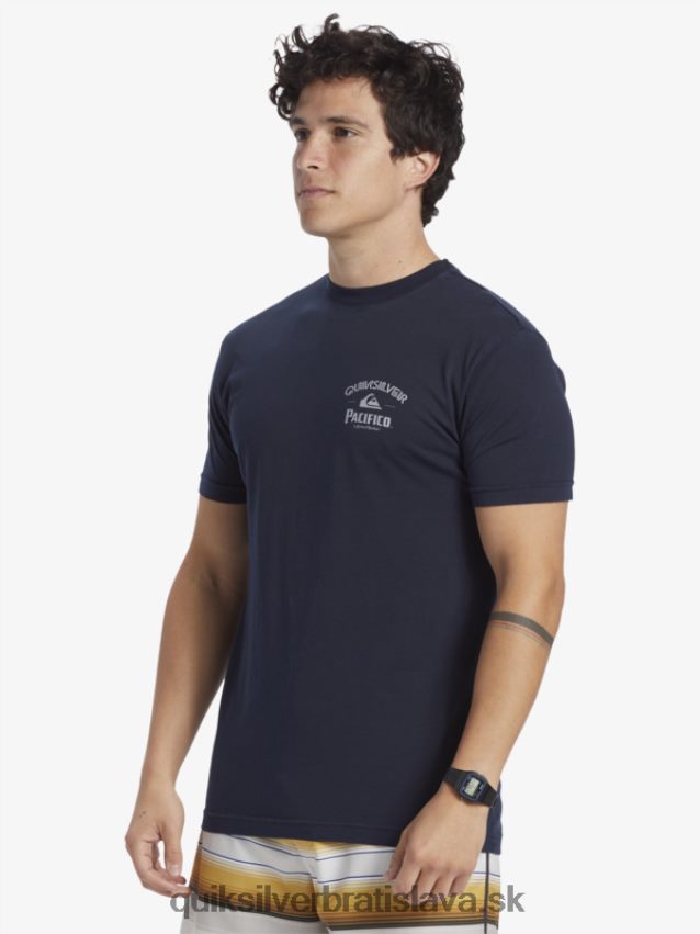 zamykacie tričko Quiksilver x Pacifico muži B80HXR1 námornícke sako