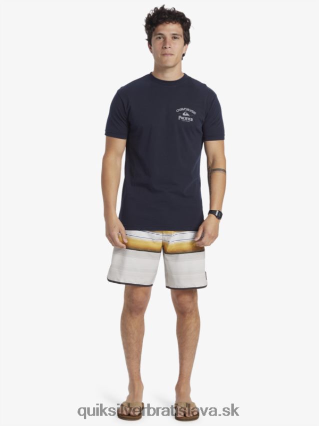 zamykacie tričko Quiksilver x Pacifico muži B80HXR1 námornícke sako