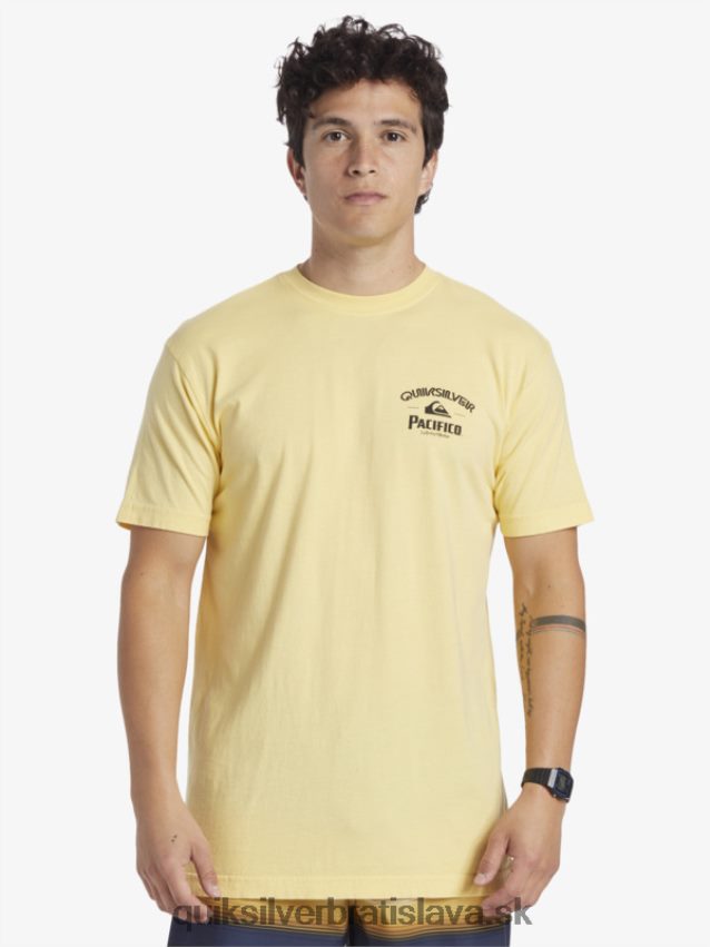 zamykacie tričko Quiksilver x Pacifico muži B80HXR2 zlato