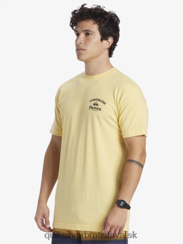 zamykacie tričko Quiksilver x Pacifico muži B80HXR2 zlato