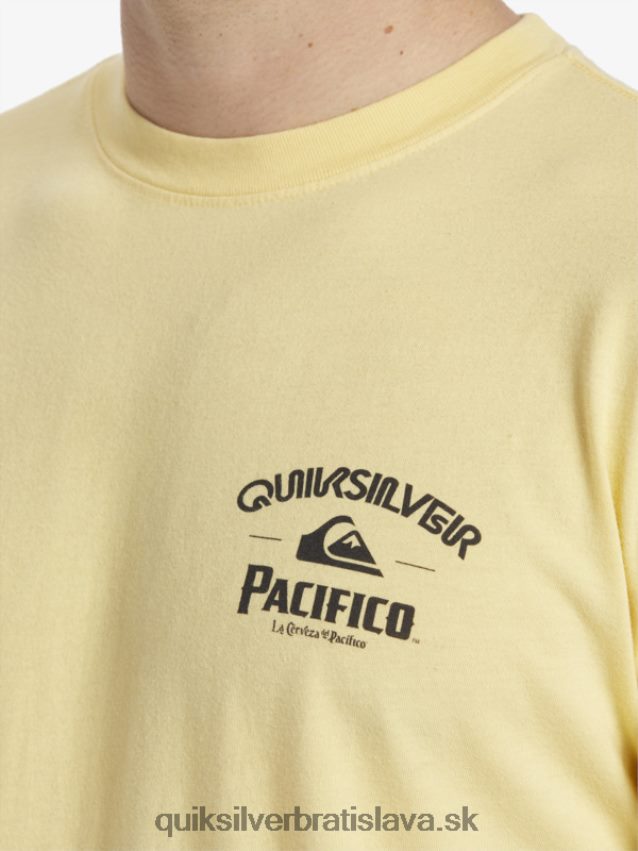 zamykacie tričko Quiksilver x Pacifico muži B80HXR2 zlato