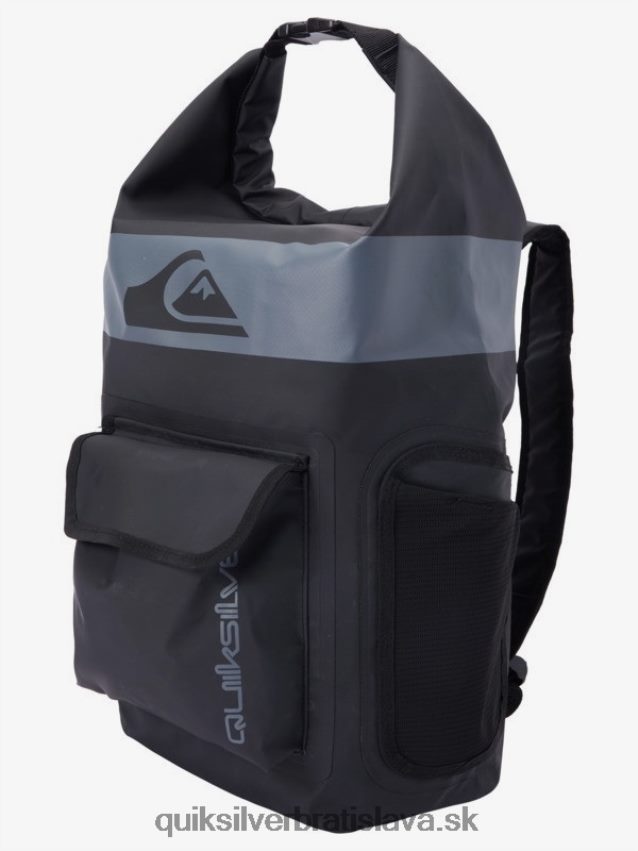 morská skrýša 20l stredný surfový batoh Quiksilver muži B80HXR859 čierna