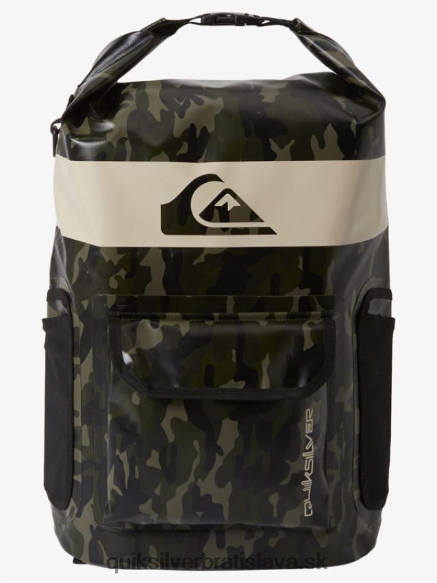 morská skrýša 20l stredný surfový batoh Quiksilver muži B80HXR861 čierna kamufláž