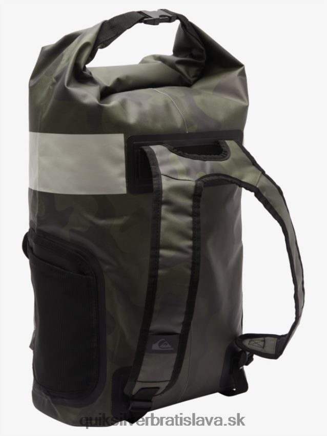 morská skrýša 20l stredný surfový batoh Quiksilver muži B80HXR861 čierna kamufláž