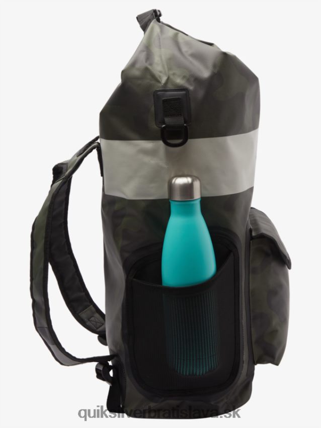 morská skrýša 20l stredný surfový batoh Quiksilver muži B80HXR861 čierna kamufláž