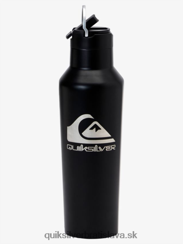 fľaša na vodu Quiksilver x Corkcicle muži B80HXR1181 čierna
