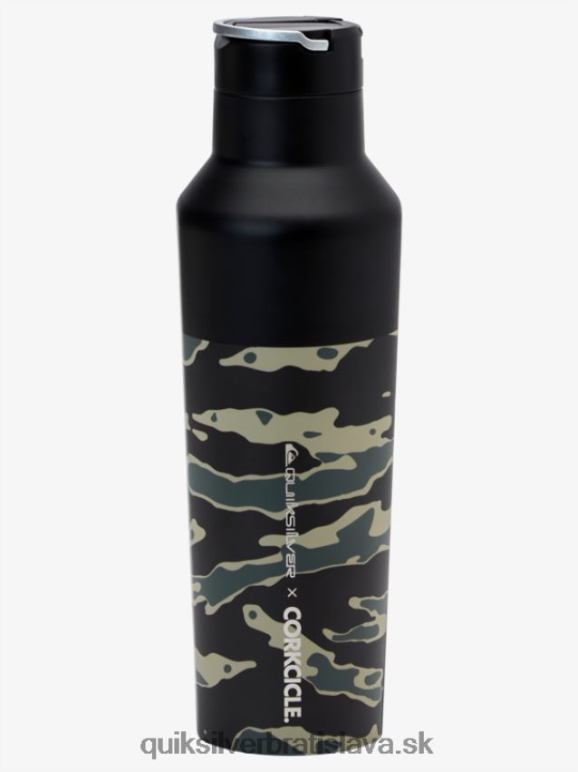 fľaša na vodu Quiksilver x Corkcicle muži B80HXR1182 camo print rozhodujúci boj
