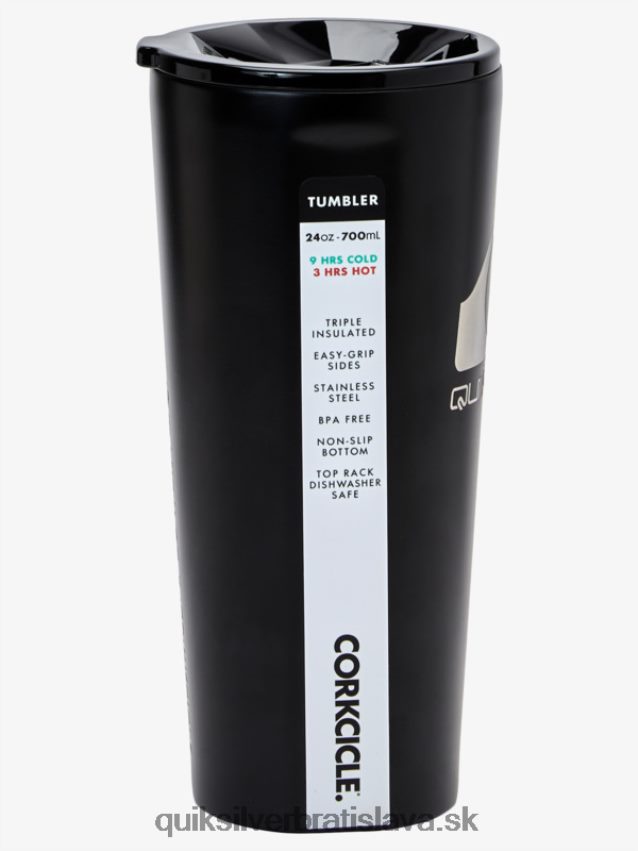 klasický pohárik Quiksilver x Corkcicle muži B80HXR1216 čierna