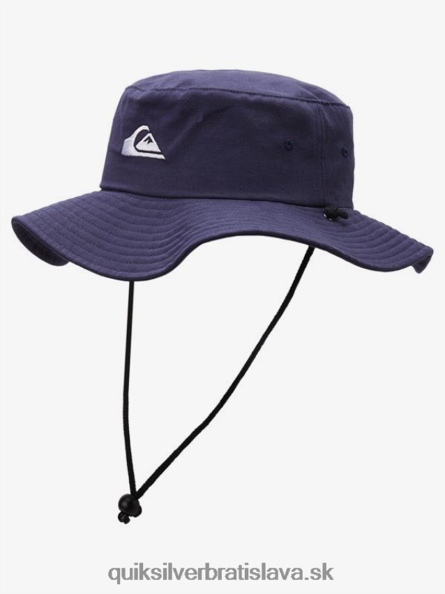 Bushmaster safari boonie klobúk Quiksilver muži B80HXR122 insígnie modrá
