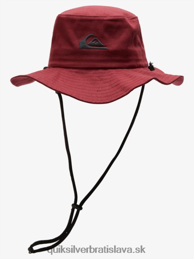 Bushmaster safari boonie klobúk Quiksilver muži B80HXR125 marsala