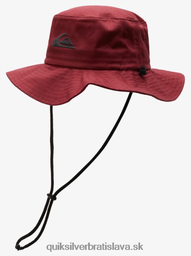 Bushmaster safari boonie klobúk Quiksilver muži B80HXR125 marsala