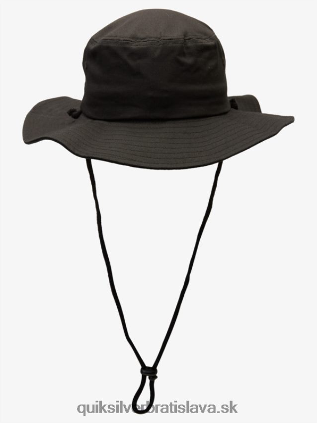 Bushmaster safari boonie klobúk Quiksilver muži B80HXR1520 čierna