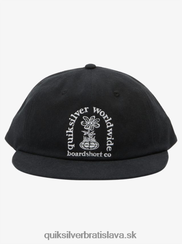Fortune snapback klobúk Quiksilver muži B80HXR548 čierna