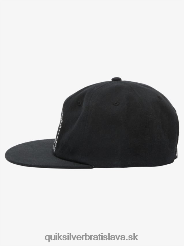 Fortune snapback klobúk Quiksilver muži B80HXR548 čierna