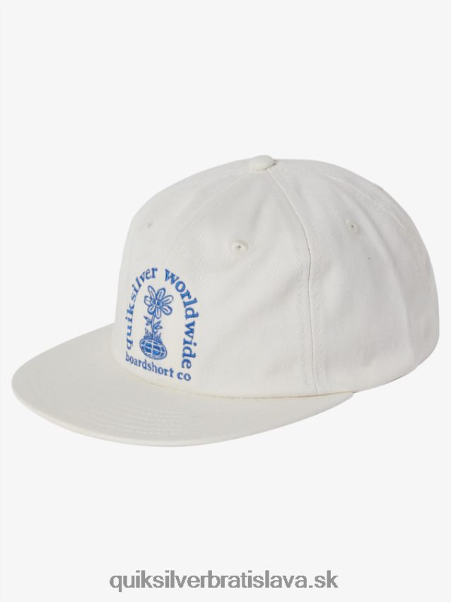 Fortune snapback klobúk Quiksilver muži B80HXR549 biely