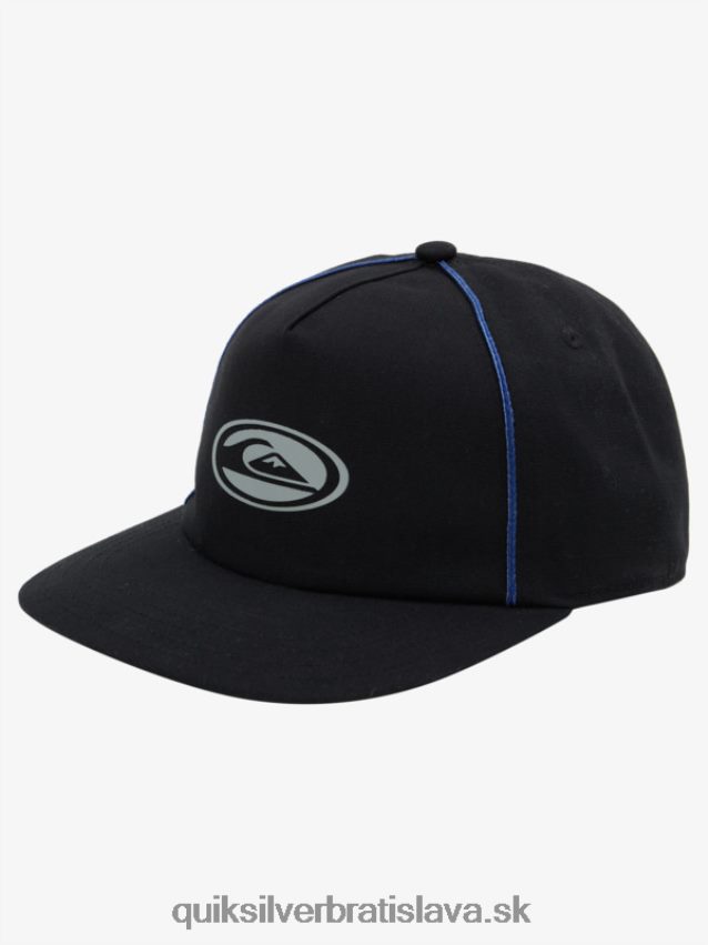 Screener snapback klobúk Quiksilver muži B80HXR1200 čierna