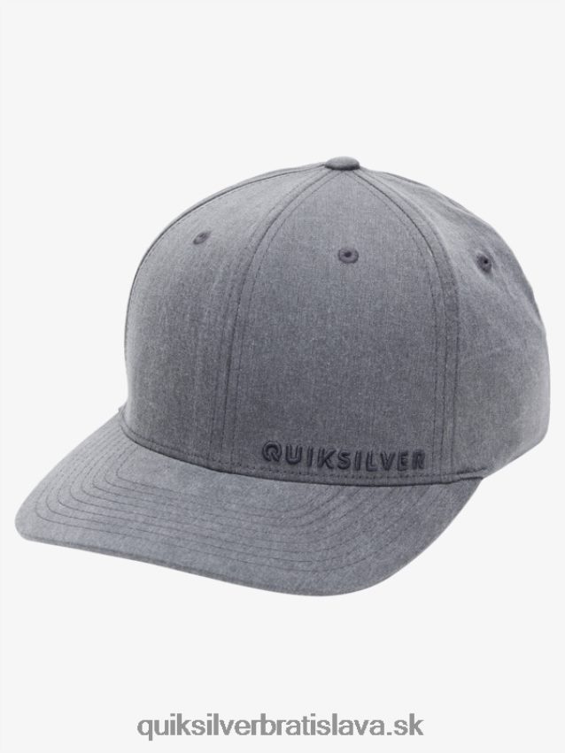 bočná flexfit čiapka Quiksilver muži B80HXR1652 čierna