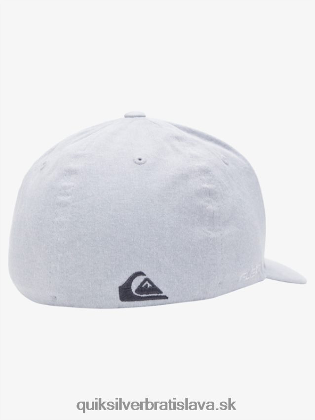 bočná flexfit čiapka Quiksilver muži B80HXR1653 vres sivý