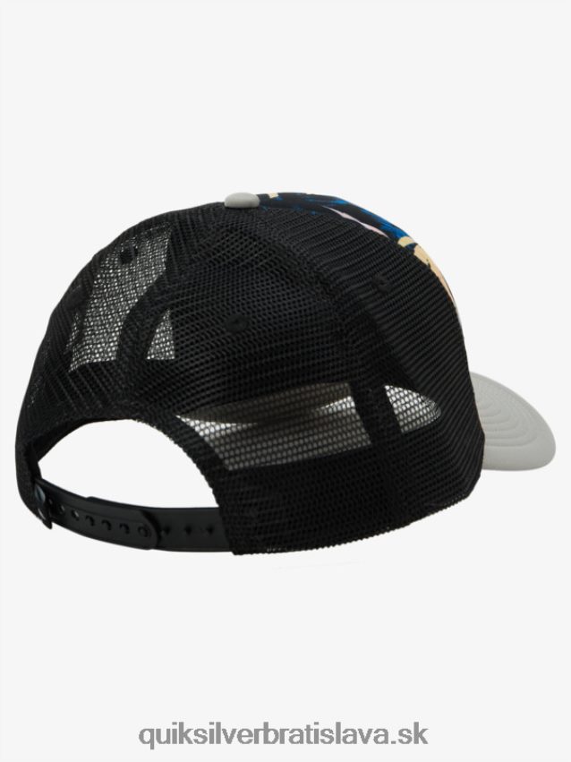 buzzard coop trucker klobúk Quiksilver muži B80HXR1051 čierny roztrhaný