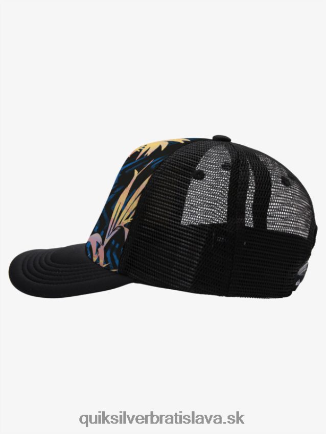 buzzard coop trucker klobúk Quiksilver muži B80HXR1051 čierny roztrhaný